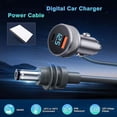 thumbnail image 2 of Starlink Mini Car Charger 3-in-1 DC Power Cable With Digital Display USBAC PD Fast Charge Vehicle Adapter For Starlink, 2 of 8