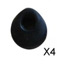 thumbnail image 1 of 4xSilicone Earbud Tips Tapones para Los Oídos Suaves de 13 Mm para Auriculares 4 piezas, 1 of 7