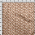 thumbnail image 4 of oneOone Viscose Chiffon Brown Fabric Floral Sewing Craft Projects Fabric Prints By Yard 42 Inch Wide, 4 of 4