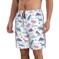 thumbnail image 2 of Naloa Dinosaur Men's Beach Shorts, Surfing shorts, Swim trunks, Quick Dry Swim Trunks for Surfing Beach Fun - XX-Large, 2 of 9