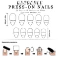 thumbnail image 3 of Clearance! Spring On Nails Almond Shape Nails with Small Flower Designs Floral Artificial Nails Medium Length Spring Summer Glue On Nails Flowers Stick On Nails for Nail Stickers,Pink, 3 of 5