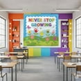 thumbnail image 4 of TiniDecor Never Stop Growing Tapestry, 60"x80" Colorful Classroom Wall Hanging, Kids Room Decor, 4 of 4