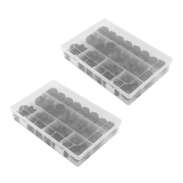 290Pcs Hex Nut Cover Protective - Bolt Cap Protection Caps Covers Exposed Hexagon Plastic