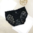 thumbnail image 3 of Aayomet Culotte Sans Couture pour Femmes, Confortable en Dentelle, Aguichant (Noir, Taille Unique), 3 of 4
