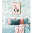 thumbnail image 6 of DesignOvation Sylvie Flamingo Watermelon Framed Canvas Wall Art By Kendra Dandy, 18x24 Gold, 6 of 6