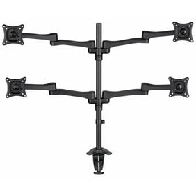 Ergotech Triple Lcd Monitor Desk Stand 16 Pole Black