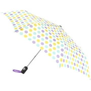 Totes Aoc Umbrella Blue Yellow Dots