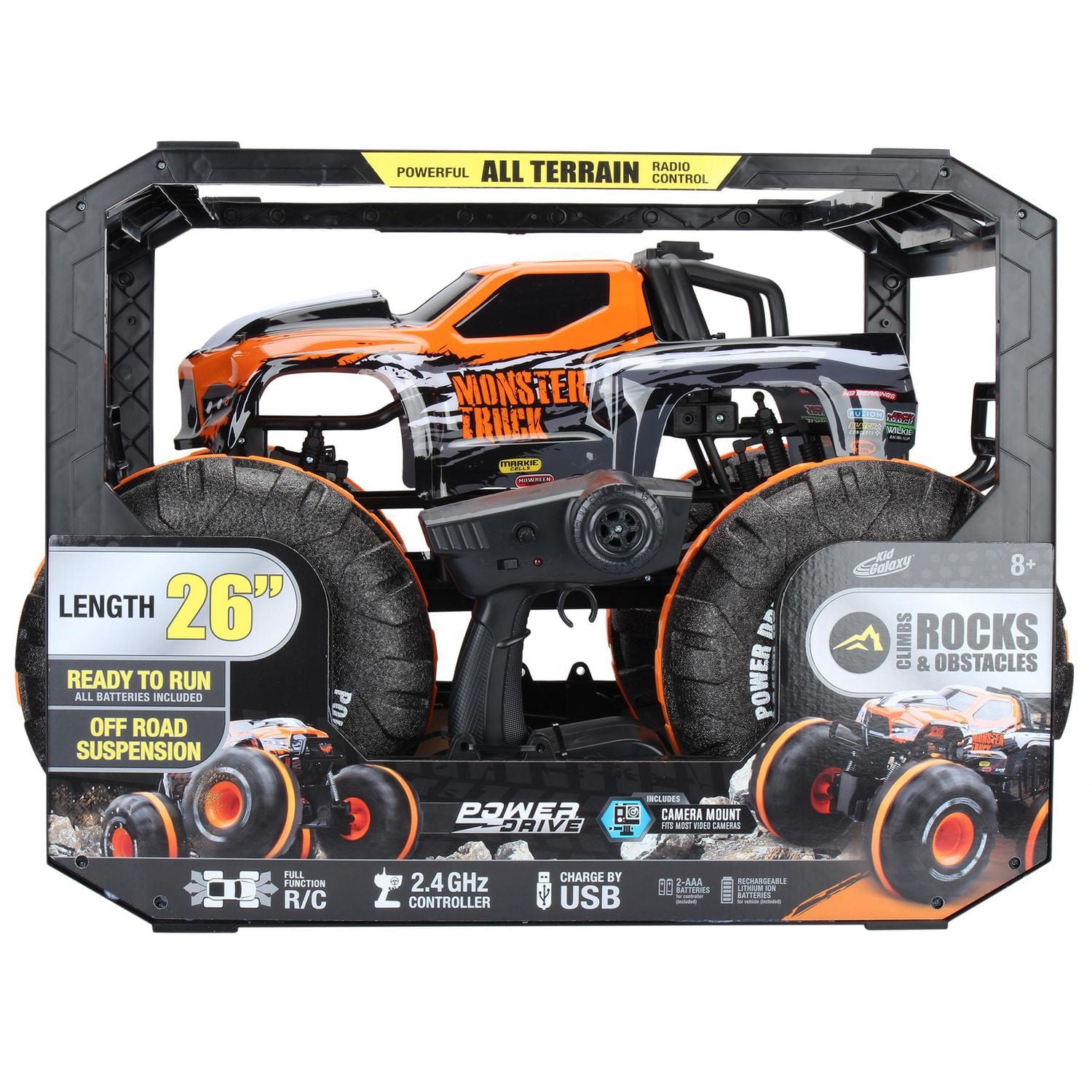 1:7) Mega All-Terrain Battery-Powered RC Monster Truck - Walmart.ca