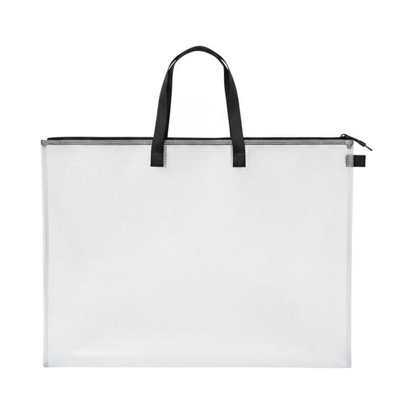 Bolsa de Portafolios de Arte con Asa y Cremallera, Organizador de de Vinilo para Tablones de Anuncios, Álbumes de Recortes y Pósteres, 48 X 63 cm.