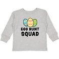 thumbnail image 3 of Inktastic Egg Hunt Squad with Easter Eggs Boys or Girls Long Sleeve Toddler T-Shirt, 3 of 5