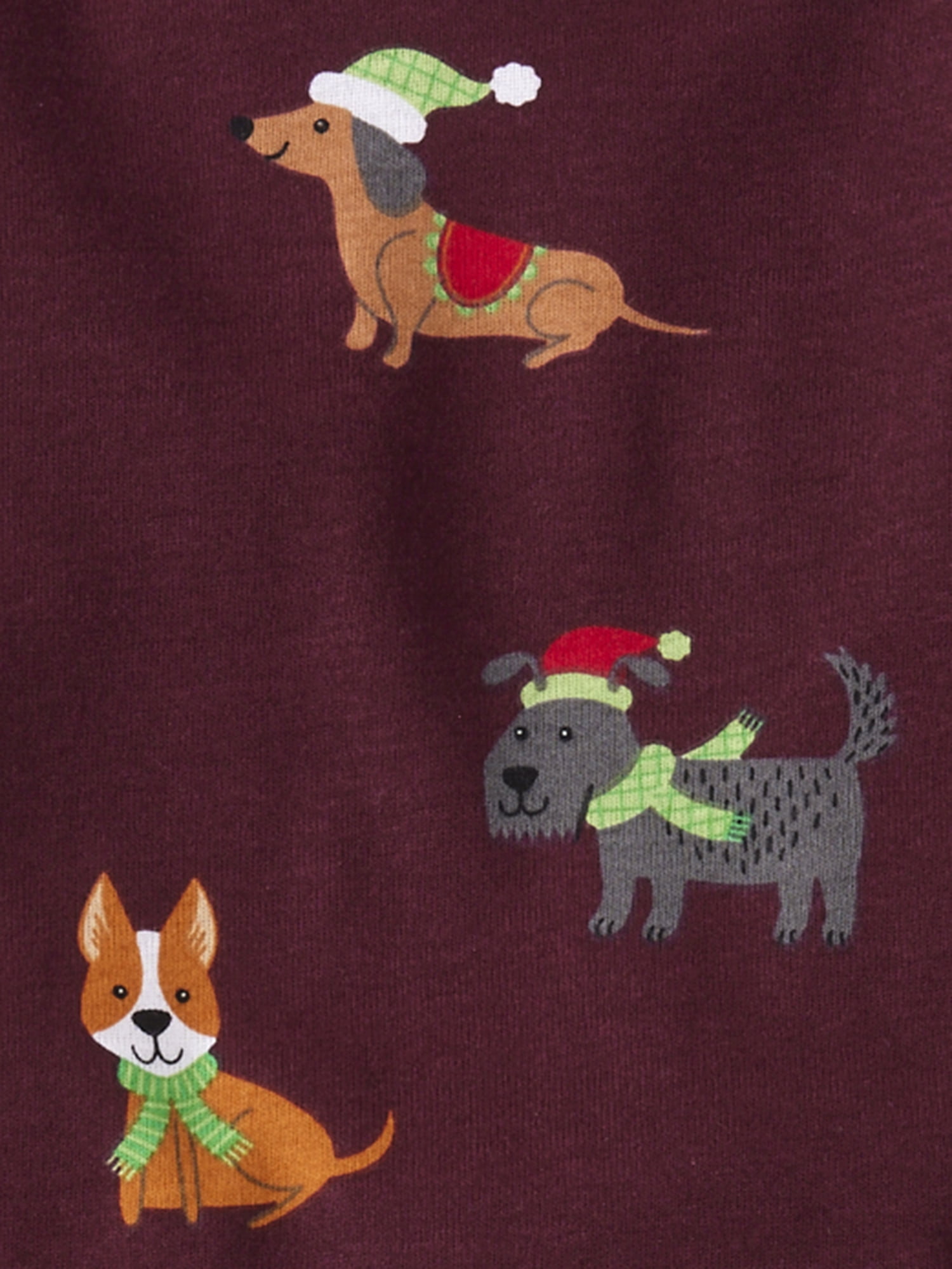 The Children's Place Baby Unisex Matching Family Holiday Dog Snug Fit Cotton Pajamas, Sizes 0-24 Months