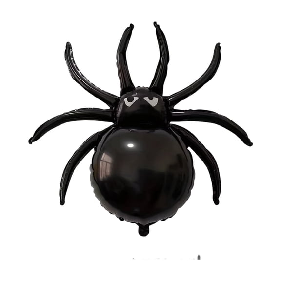 32inch Halloween Spider Foil Balloon, Aluminum Film Inflatable Party Prop, Novelty Atmosphere Decor for Bar KTV Theme Event Spooky Celebration