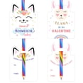 thumbnail image 4 of Tarjetas Del Día De San Valentín Para Niños – Juego De 24 Lápices Arcoíris Unicornio De San Valentín – Favores De Fiesta De Clase Tarjetas Del Día De San Valentín Intercambio A Granel Para Niñas Y Niñ, 4 of 7
