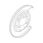 Genuine OE Kia Backing Plate - 58252-2W000
