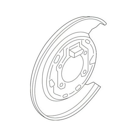 Genuine OE Kia Backing Plate - 58252-2W000