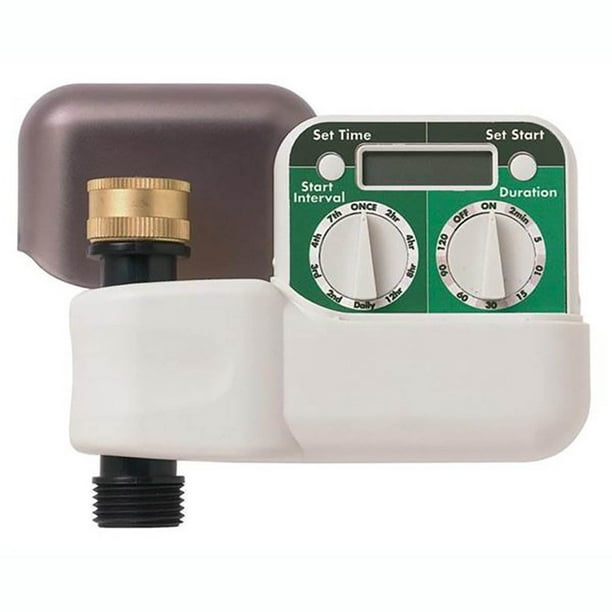 Irrigation 62040 Programmable 2 Dial Digital Hose Faucet Watering Timer