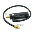 thumbnail image 2 of WeldingCity Separate-hose Dinse-type (50mm) Cable Adapter Plug Connector for Air-cooled 200-amp TIG Welding Torch 26-series, 2 of 3