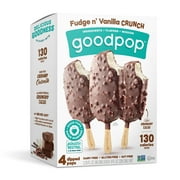 GoodPop Fudge n' Vanilla Crunch Dairy-Free Oat Milk Frozen Dessert Bars, 4 CT