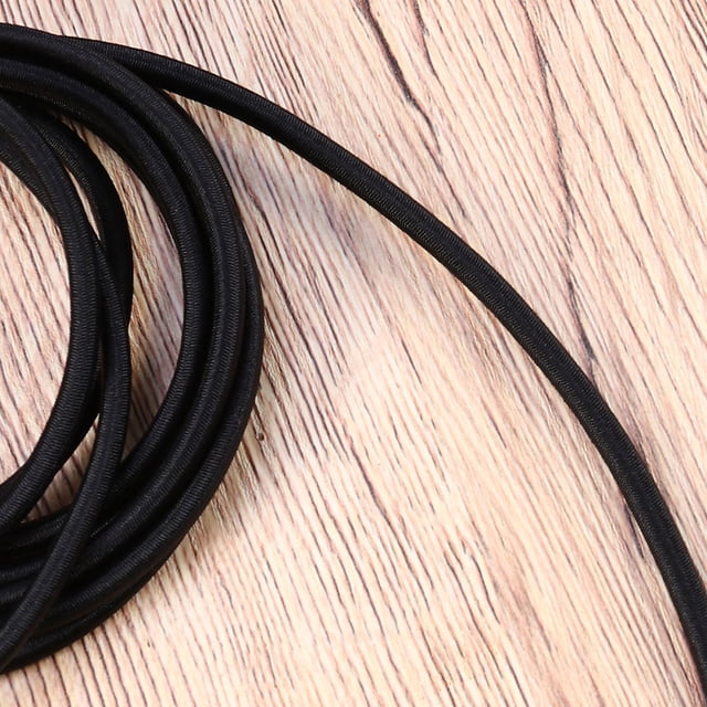 OUNONA 8Pcs Black Rubber Cord for Chaise Longue Chair Rope Accessories Comfortable Elastic Seating