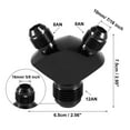 thumbnail image 3 of Black Aluminum Alloy Y Shape Block Splitter Fuel Fitting Adapter 12AN to AN8 to AN8 Male Thread, 3 of 6