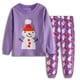 thumbnail image 1 of SAILEROAD-Conjunto de Pijama con estampado de Papá Noel para niños, ropa de dormir de algodón de manga larga, 1 of 4