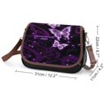 thumbnail image 2 of Glowing Butterfly Violet Vintage Crossbody Bag for Women Medium Leather Hobo Bags Shoulder Bag Classic City Leather Satchels, 2 of 8