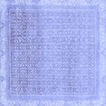 thumbnail image 1 of Ahgly Company Indoor Square Abstract Blue Modern Area Rugs, 3' Square, 1 of 4