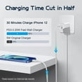 thumbnail image 5 of Phone Charger 2Pacsk 3 Ft Charging Cable and  Wall Charger Power Adapter Plug Block Compatible iPhone 12 pro max 11 X/8/8 Plus/7/7 Plus/6/6S/6 Plu/5S/SE/Mini/Air/Pro Cases,, 5 of 6