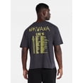 thumbnail image 3 of Nirvana Men's and Big Men's Smiley Tour Graphic Tee with Short Sleeves, Sizes XS-3XL, 3 of 5