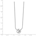 thumbnail image 3 of SS White Ice .02ct. Diamond Necklace 18 Inch, 3 of 3