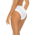 thumbnail image 5 of RELLECIGA Women White High Waisted Bikini Swimsuit Bottom Female Size x-Large, 5 of 13
