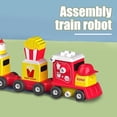 thumbnail image 4 of Take Apart Stem Robot Train Toy 2-in-1 Train Robot Transformable Toy STEM Educative Dinosaur Train R Take Apart Stem Robot Train, 4 of 7