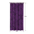thumbnail image 5 of Halloween Purple Spider Web Pattern Shower Curtain 36"x72" ,Bathroom Decorative Shower Curtains Set with 12 Hooks,Modern Waterproof Washable Shower Curtain, 5 of 6