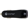 thumbnail image 2 of mWorks! mPOWER! QC 3.0 Dual Port USB Universal Car Charger - Black, 2 of 4