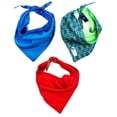 thumbnail image 2 of Bandanas para Perros BFF Set de 3 Piezas Talla Mediana Azul, 2 of 5