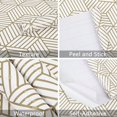 thumbnail image 4 of Papel tapiz WENMER 45 x 300 cm hexágonos dorados autoadhesivo de PVC, 4 of 9