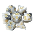 thumbnail image 1 of 11 White Black Rpg Board Game Dnd Dice Set, 1 of 4
