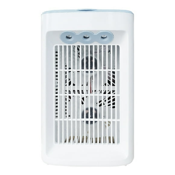 Generic USB Desk Fan Portable Air Conditioner Fan Water Cooling Fan Desktop Table Fan Quiet 360°Rotation and 3 Speeds Strong Wind 200ml Water Tank for Office Home Bedroom Travel