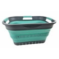 thumbnail image 5 of SAMMART 19L (5 gallon) Super Mini Collapsible 3 Handled Plastic Basket - Foldable Pop Up Storage Container/Organizer - Space Saving Hamper/Basket, 5 of 6