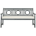 thumbnail image 4 of Safavieh Montclair Indoor/Outdoor Modern Acacia Bench with Cushion, 4 of 5
