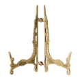 thumbnail image 1 of Elodie Brass Easel Photo Picture Frame Holder Bookshelf Cabinet Plate Stand Display Style B, 1 of 8