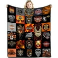 thumbnail image 1 of Anime Demon Slayer Flannel Blanket Digital Printing, 1 of 1
