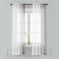 thumbnail image 3 of Cortinas transparentes Ombre - Cortinas de dormitorio y sala de estar con bolsillo de varilla MABOTO Cortinas transparentes, 3 of 7