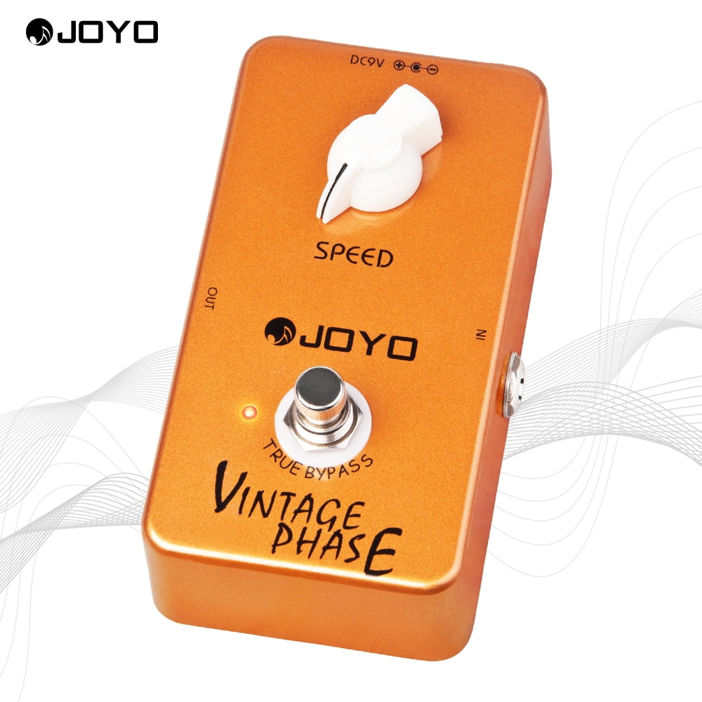 JOYO JF-06 Vintage Phaser Guitar Pedal Phase Sounds of the 70's wide Spacy for Electric Guitar