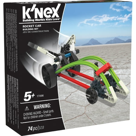 K'NEX Imagine - Rocket Car Building Set 74 Pieces For Ages 5+ Construction Education