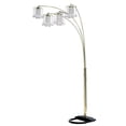 thumbnail image 2 of 84" Gold Four Light Tree Floor Lamp With Clear Glass Novelty Shade, 2 of 3