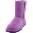 thumbnail image 1 of Ugg Women's Classic Short Crazy Plum Mid-Calf Leather Snow Boot - 6M, 1 of 3