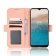 thumbnail image 3 of Case for Nokia C21 Plus Cover Adjustable Detachable Card Holder Magnetic closure Leather Wallet Case - Pink, 3 of 5