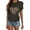 Z1 Army Green, variant on Womens Cherry Leopard Graphic Tee Short Sleeve Crewneck Letter Print T-Shirt Trendy Summer Fruit Pattern Top Casual Fashion Shirt