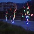 thumbnail image 3 of 3pcs Outdoor Garden Lawn 60 Led Solar Powered Branch Tree Leaf Flower Lights, 3 of 8